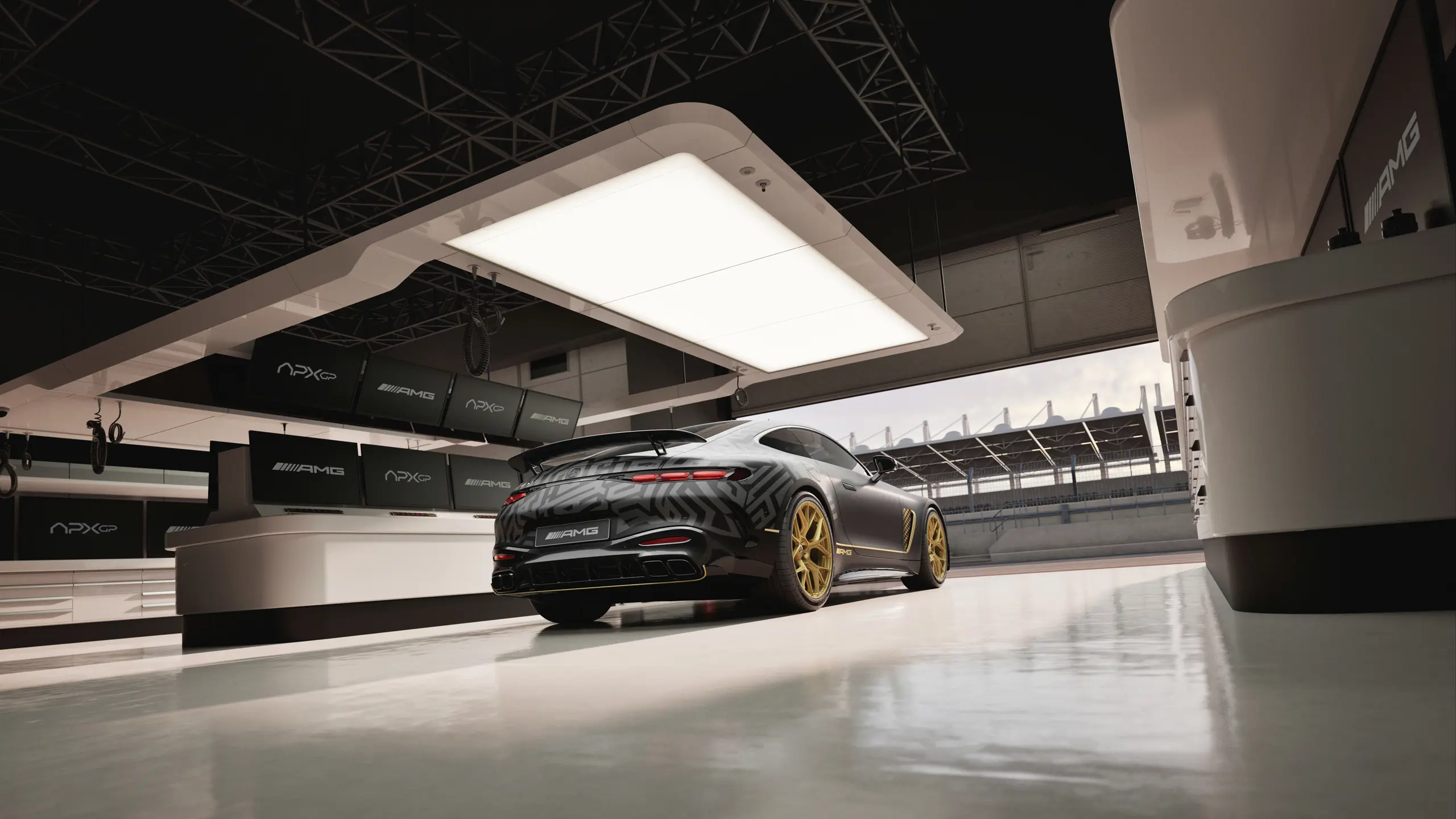 The perfect car for a Hollywood blockbuster: The Mercedes-AMG GT “APXGP Edition”