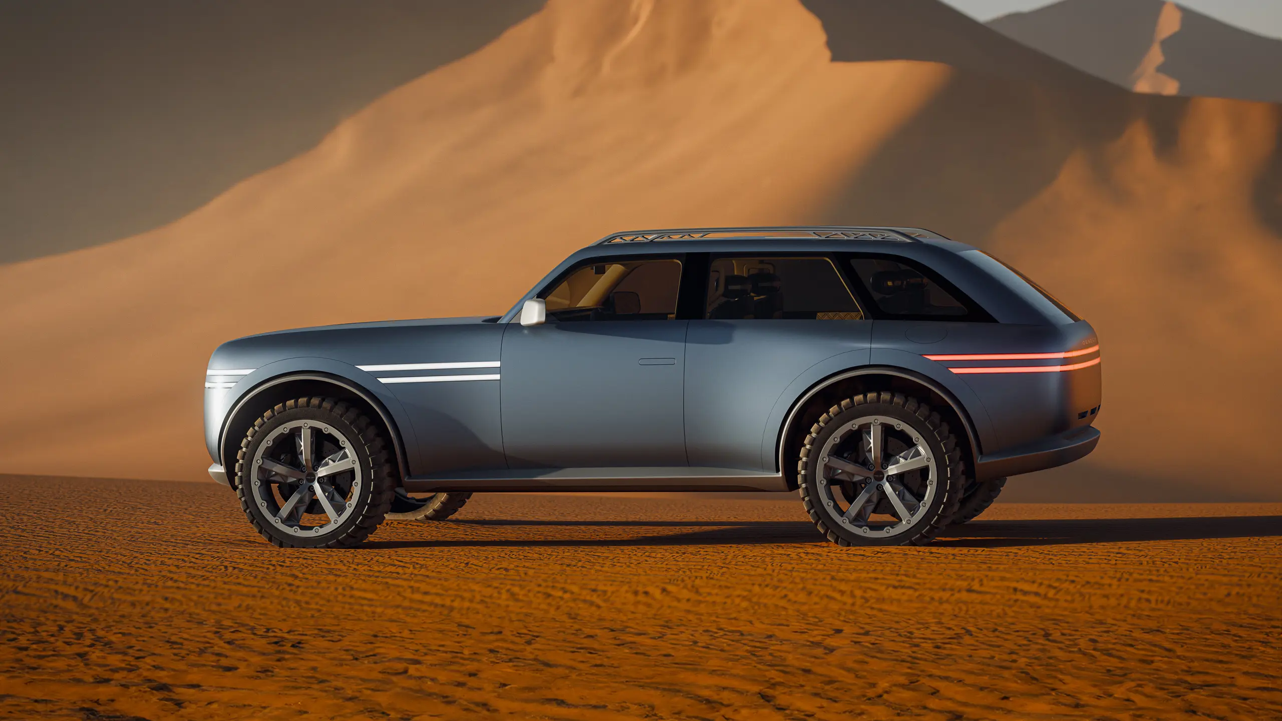 For modern explorers going on safari: The Genesis X Gran Equator Concept